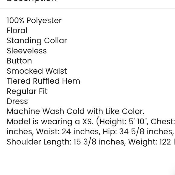 Women's Floral A Line Smocked Waist Tiered Ruffled Chiffon Mini Dress Allegra K - Picture 11 of 11